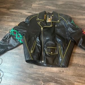 Unisex Cool Brand new leather jacket, Originally $700.00!